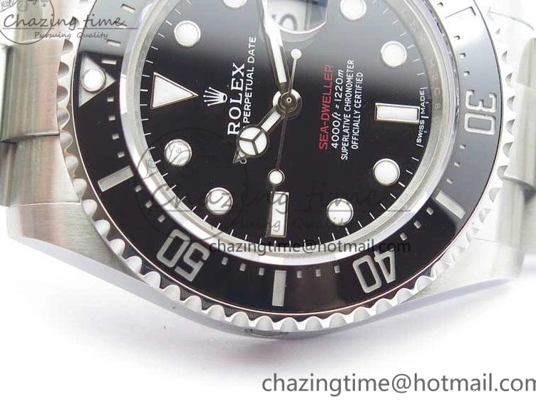 Best AAA Replica Sites SS 43mm Bracelet Dial 2017 Maker Best A StreetReady 3573 On 126600 BP Dweller Sea Edition Black 1:1 SS 1223